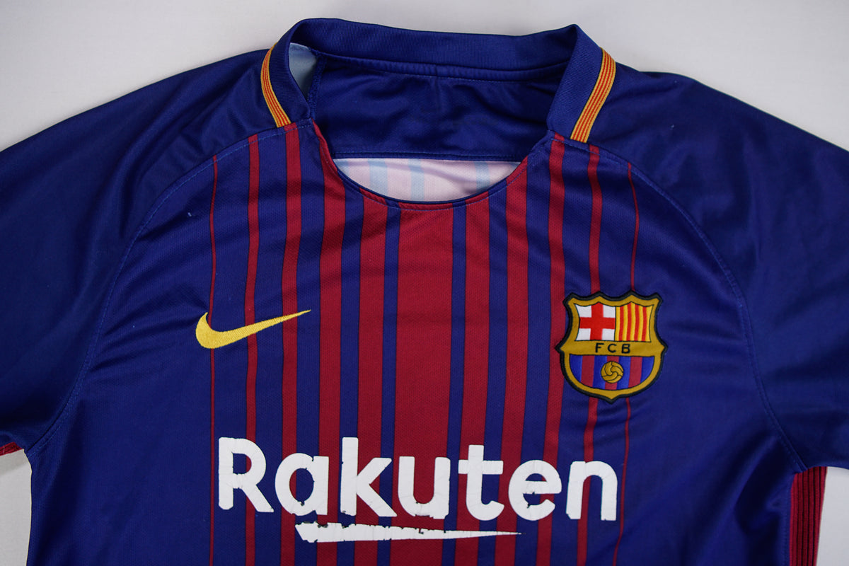 NIKE FC BARCELONA LA LIGA FOOTBALL SOCCER JERSEY 2016-17