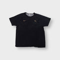 Nike T-Shirt in black featuring a gold embroidered swoosh and 10R logo on the chest