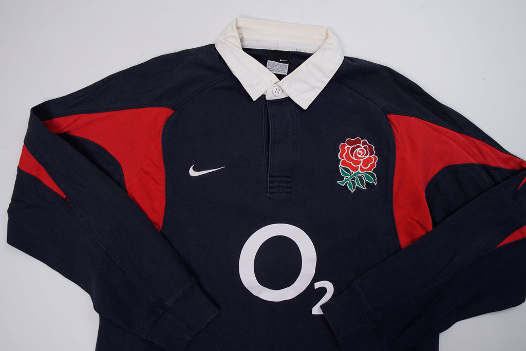 Vintage Nike England Rugby Poloshirt | S