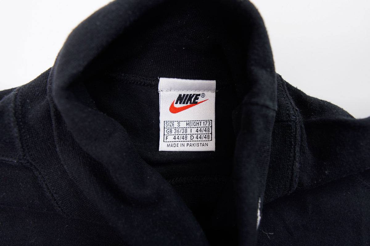 Vintage 90er Jahre Nike Rollkragenpullover | S