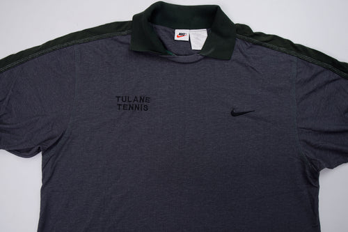 Vintage Nike Tulane Tennis Poloshirt | L