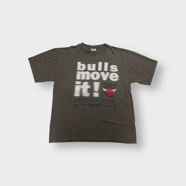 Vintage 90er Nutmeg Chicago Bulls T-Shirt | XL