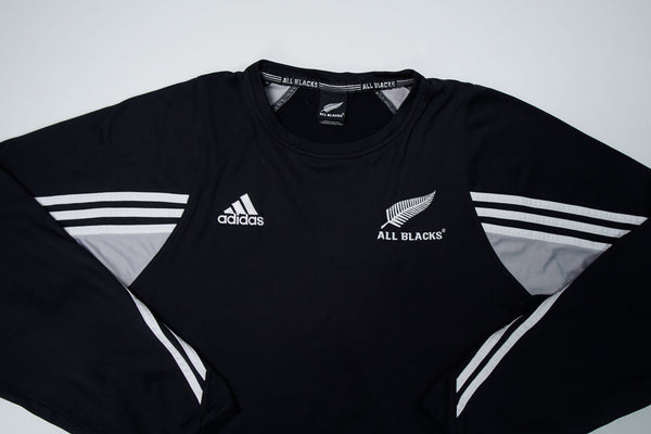 Vintage Adidas All Blacks Rugby Sweatshirt | L