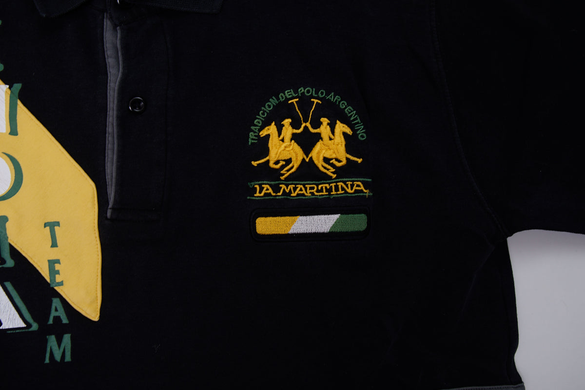 Vintage La Martina Polo India Team Poloshirt | M