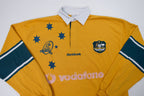 Vintage 90er Reebok Australien Wallabies Rugby Sweatshirt | L