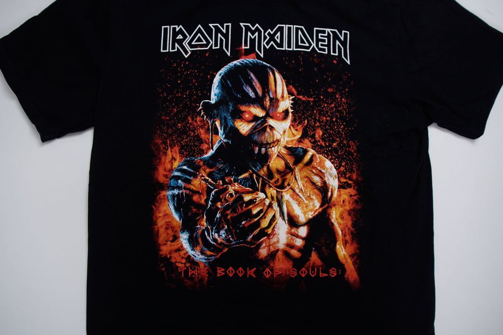 Vintage Iron Maiden The Book of Souls T-Shirt | XL