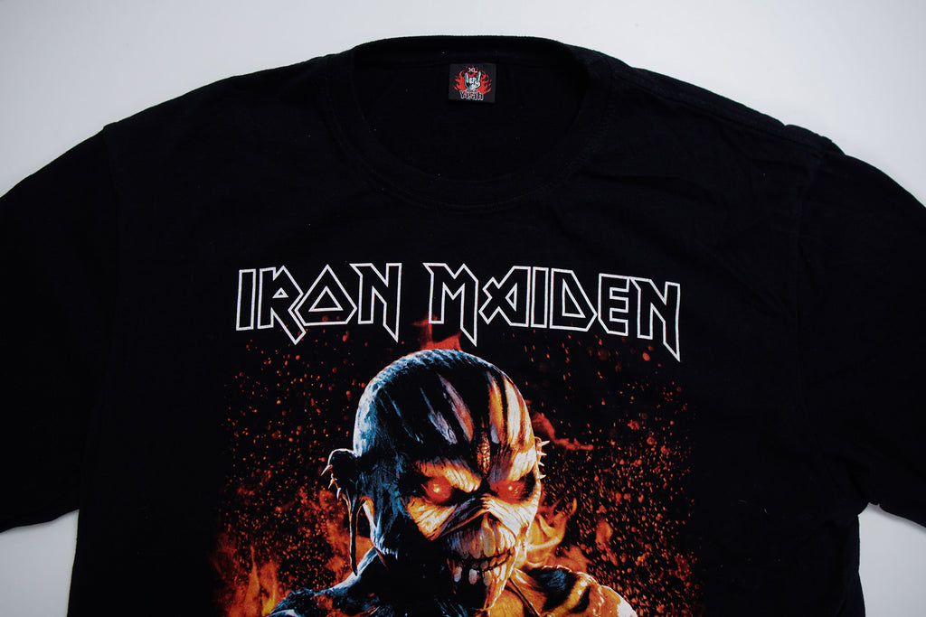 Vintage Iron Maiden The Book of Souls T-Shirt | XL