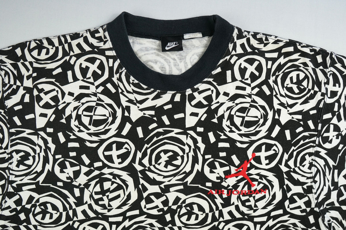 Vintage Jordan 90s Pattern T-Shirt | XXL