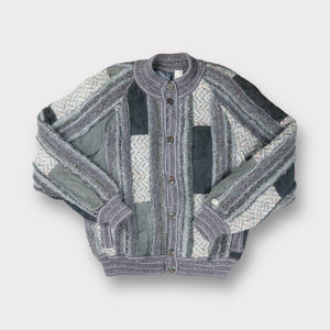 Vintage Heavy Knit Jacket | L