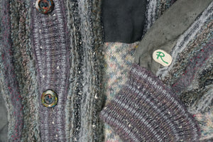 Vintage Heavy Knit Jacket | L
