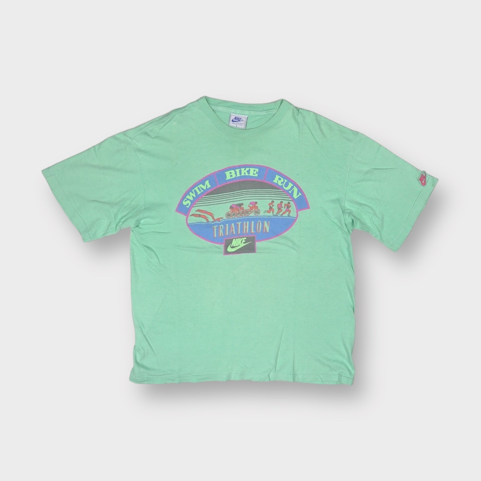 Vintage Nike Triathlon 1984 T-Shirt M