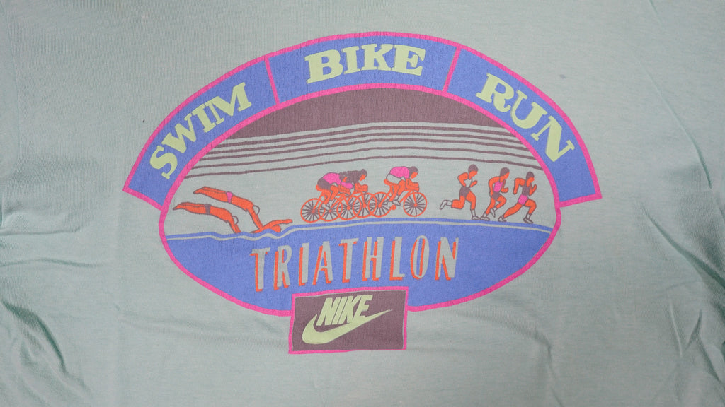 Vintage Nike Triathlon 1984 T-Shirt | M