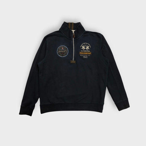 La Martina Half-Zip Sweater | M