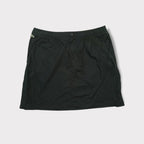 Lacoste skirt in black with embroidered crocodile logo near the waistband