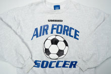 Load image into Gallery viewer, Vintage Umbro Air Force Soccer Sweater | Wmns M / Men's XS