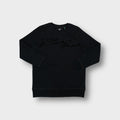 G-Star RAW crewneck sweater in black with cursive logo embroidery across the chest