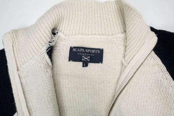 Vintage Scapa Sports Strickjacke | L