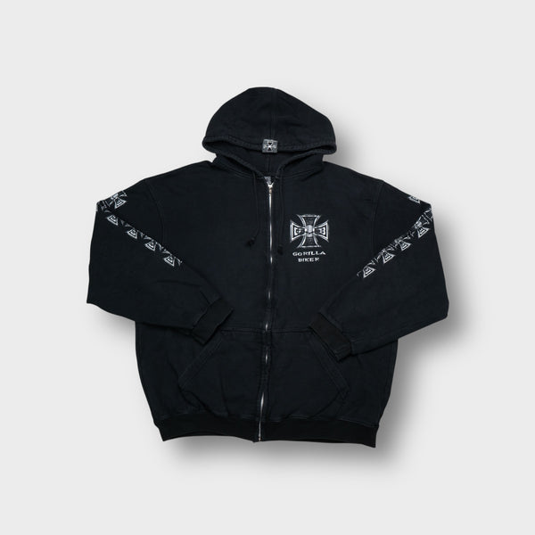 Vintage Gorilla Biker Sweatjacke | XL