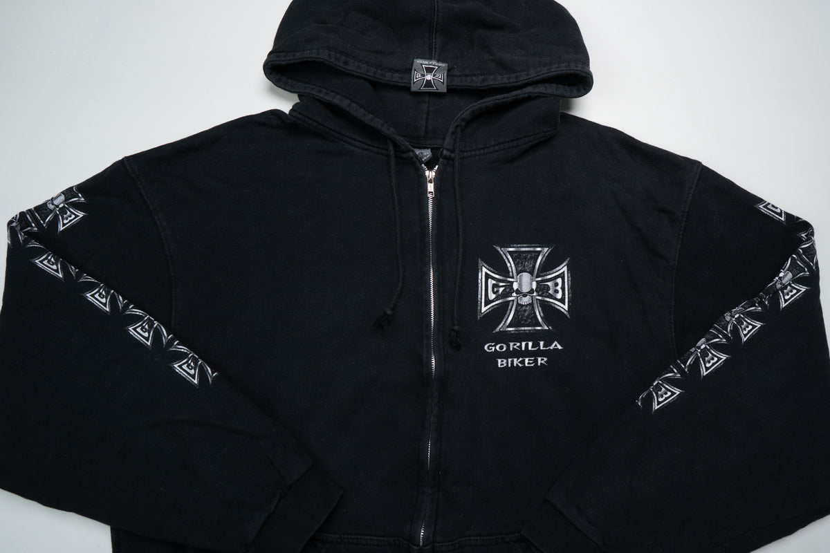 Vintage Gorilla Biker Sweatjacke | XL