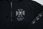 Vintage Gorilla Biker Sweatjacke | XL