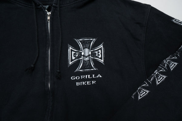 Vintage Gorilla Biker Sweatjacke | XL