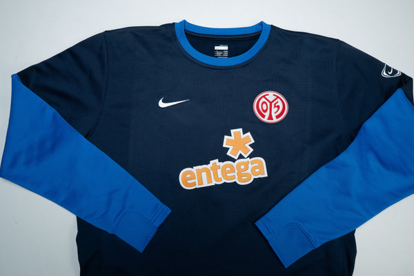 Vintage Nike Mainz 05 10-11 Torwart Langarmtrikot | L