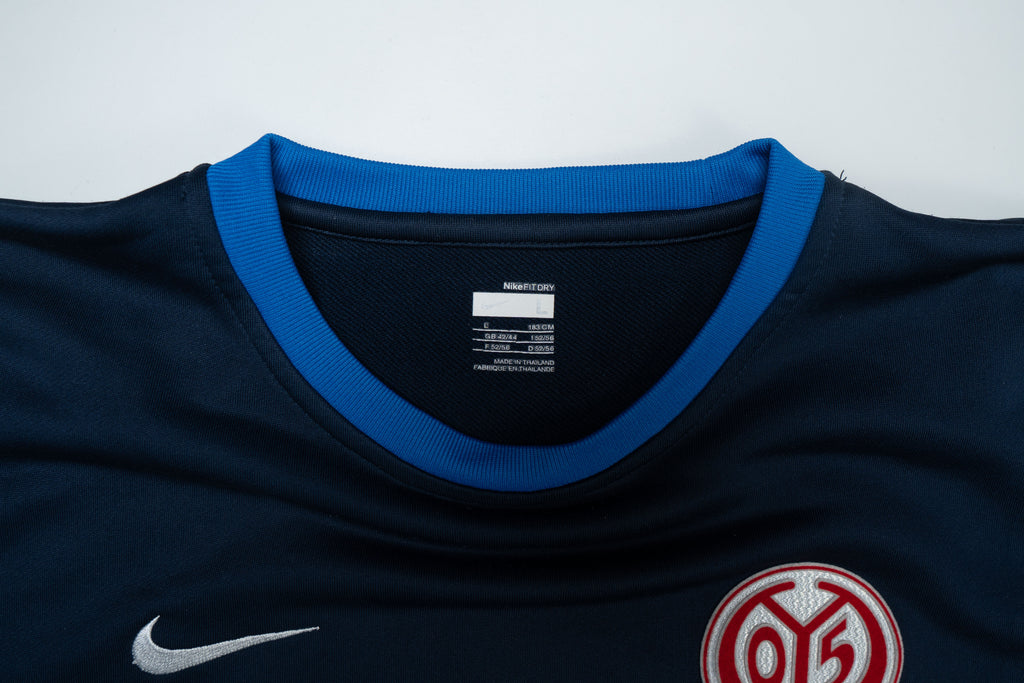 Vintage Nike Mainz 05 10-11 Torwart Langarmtrikot | L