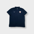 Nike polo shirt in navy blue with an embroidered Athletic Club Bilbao chest crest