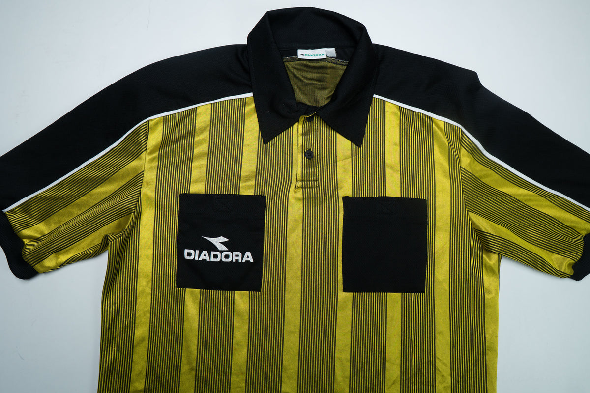 Vintage Diadora Schiedsrichter-Trikot | XL