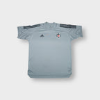 Grey Adidas Besiktas shirt featuring the club crest printed on the chest