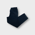 Adidas navy blue trackpants with small tone-on-tone embroidered logo