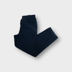 Adidas navy blue trackpants with small tone-on-tone embroidered logo