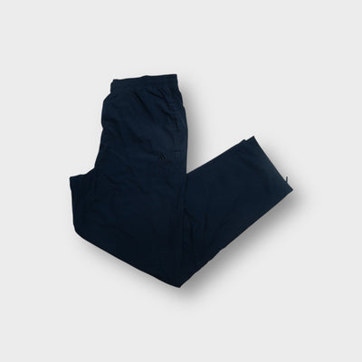 Adidas navy blue trackpants with small tone-on-tone embroidered logo