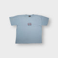 Jep's blue T-Shirt featuring a Union Jack filled 05 Athletic Department chest print