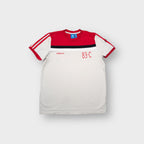 Adidas T-Shirt in red and off-white with 83-C printed on the chest