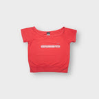 Nike shirt in pink with Studio 72 front chest print and wide neck