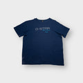 G-Star T-Shirt in blue with printed Raw Denim chest graphic and stitched patch