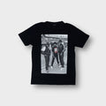 Mister Tee black T-Shirt with a front monochrome photo print of hip-hop group Run DMC
