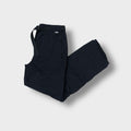 Black Nike 2in1 trackpants with integrated waist belt and small swoosh tab