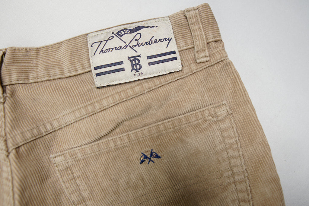 Vintage Burberry Cordhose | 34/30