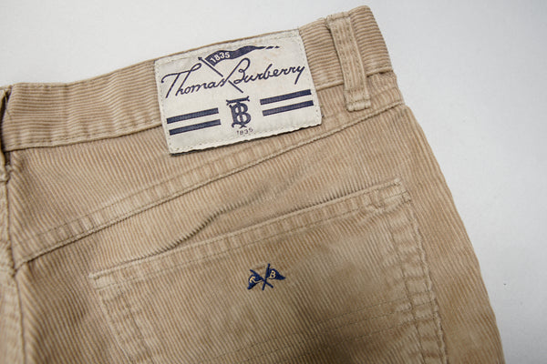 Vintage Burberry Cordhose | 34/30