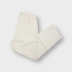 Ralph Lauren beige chino trousers with front pleats and woven rear logo patch