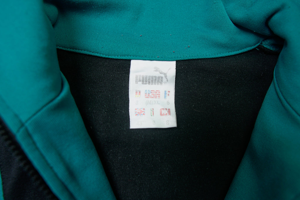 Vintage Puma Half-Zip Sweater | XL