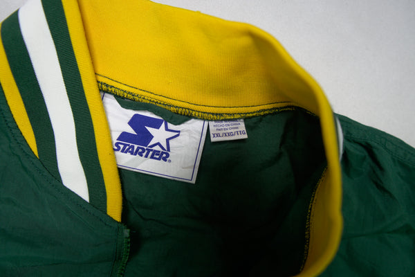Vintage Starter Green Bay Packers Half-Zip Pullover | XXL