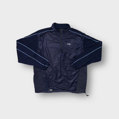 Vintage Asics Half-Zip Sweater | XL