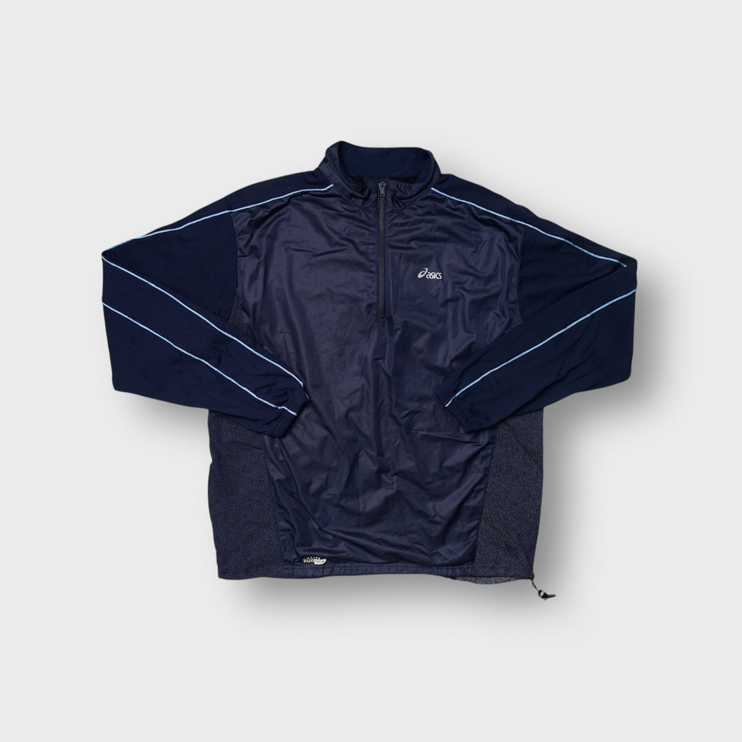 Vintage Asics Half-Zip Sweater | XL