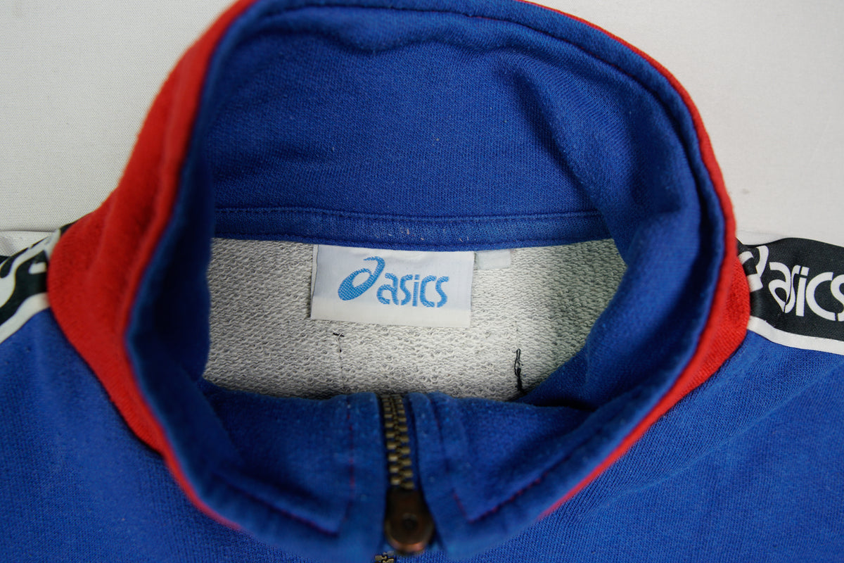 Vintage Asics Half-Zip Sweater | XL