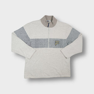 Vintage Fila Half-Zip Sweater | M