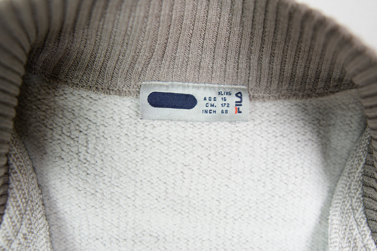 Vintage Fila Half-Zip Sweater | M