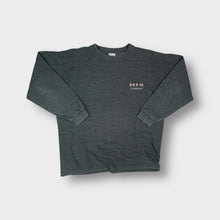 Load image into Gallery viewer, Grey HIS crew-neck sweater with a small printed chest logo.